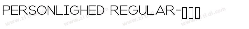 Personlighed Regular字体转换 Personlighed Regular字体转换